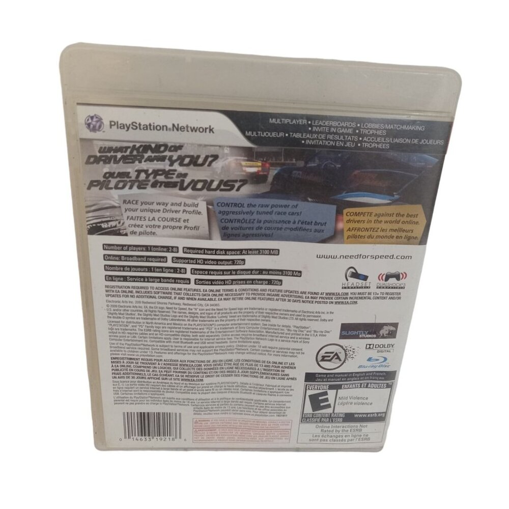 Sony PS3 Need For Speed Shift Game 2009 Racing Complete  Blu Ray Tested Works - Picture 3 of 6